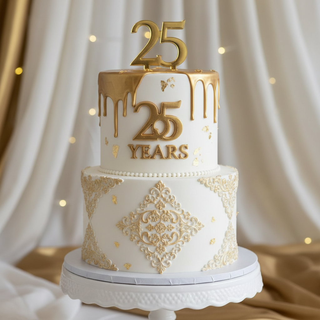 25th Anniversary Cakes