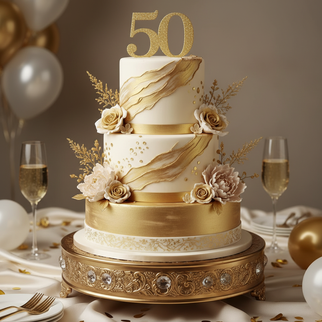 40th 50th 60th Birthday Cakes