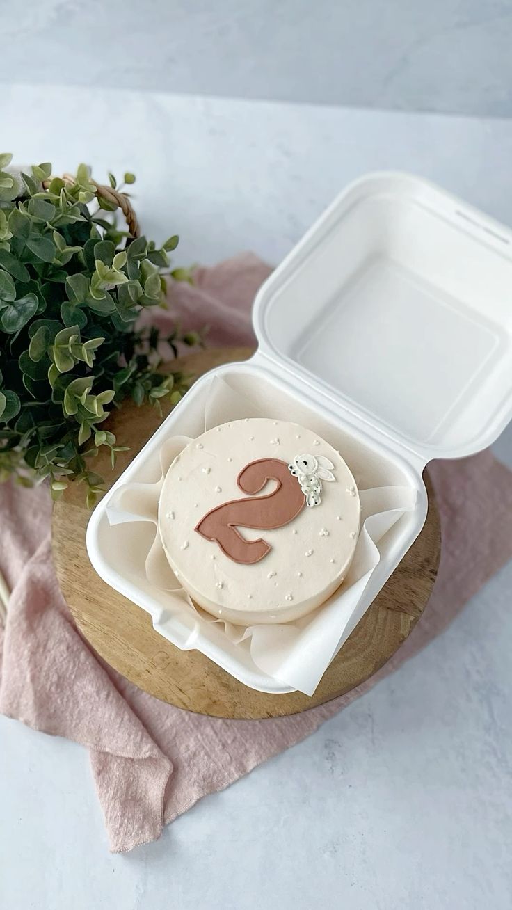 2 Months Birthday Bento Cake