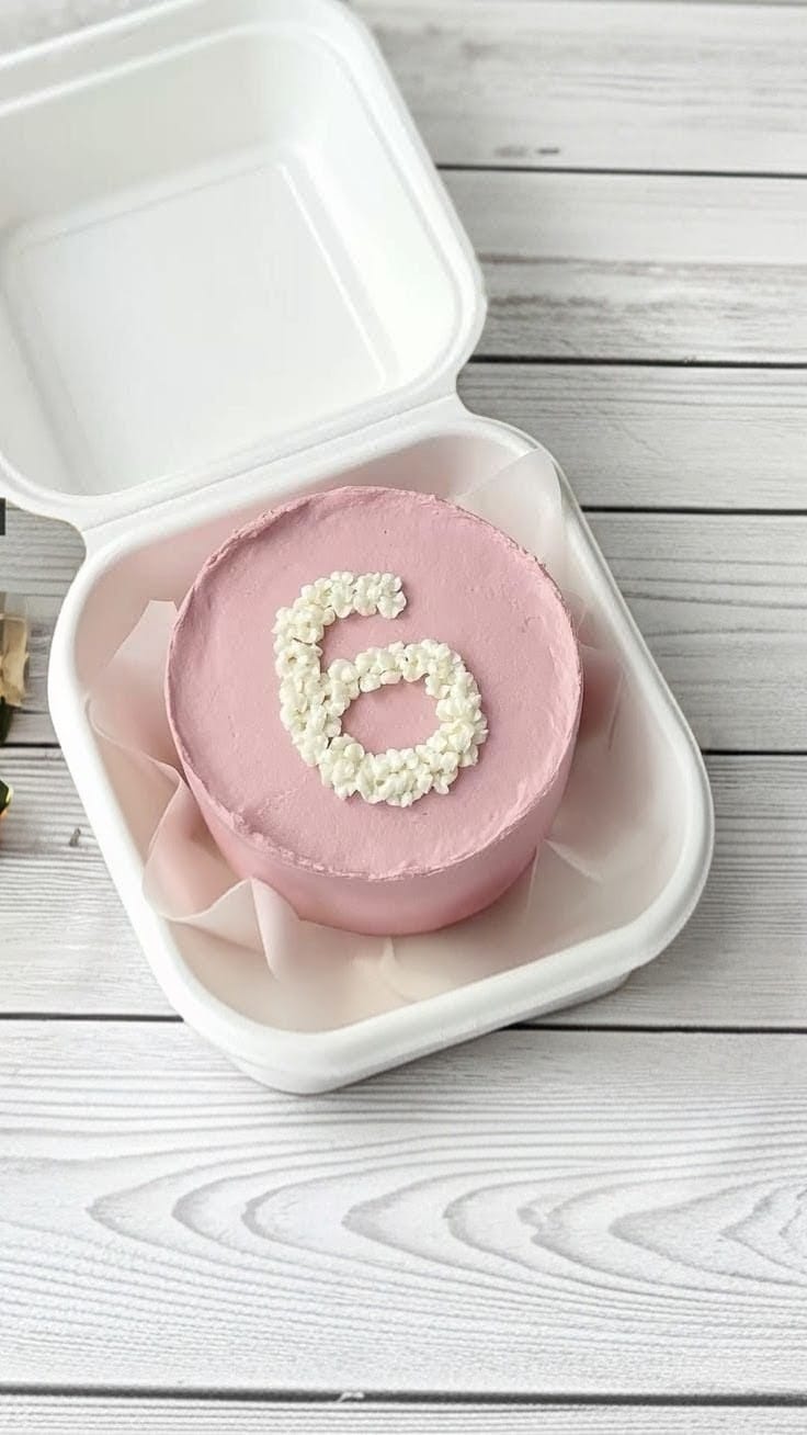 6 Month Baby Cutie Cake