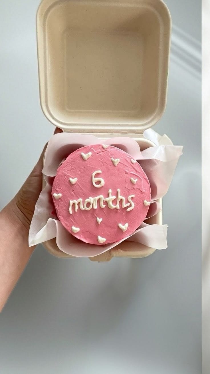 6 Month Baby Delight Cake