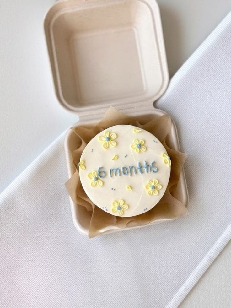 6 Month Baby Bliss Cake