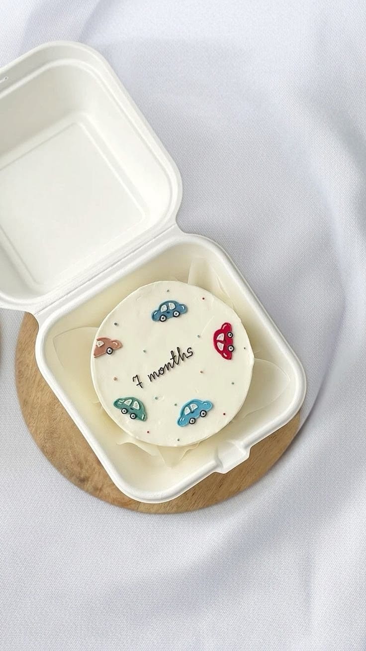 Premium 7 Months Bento Cake Surprise