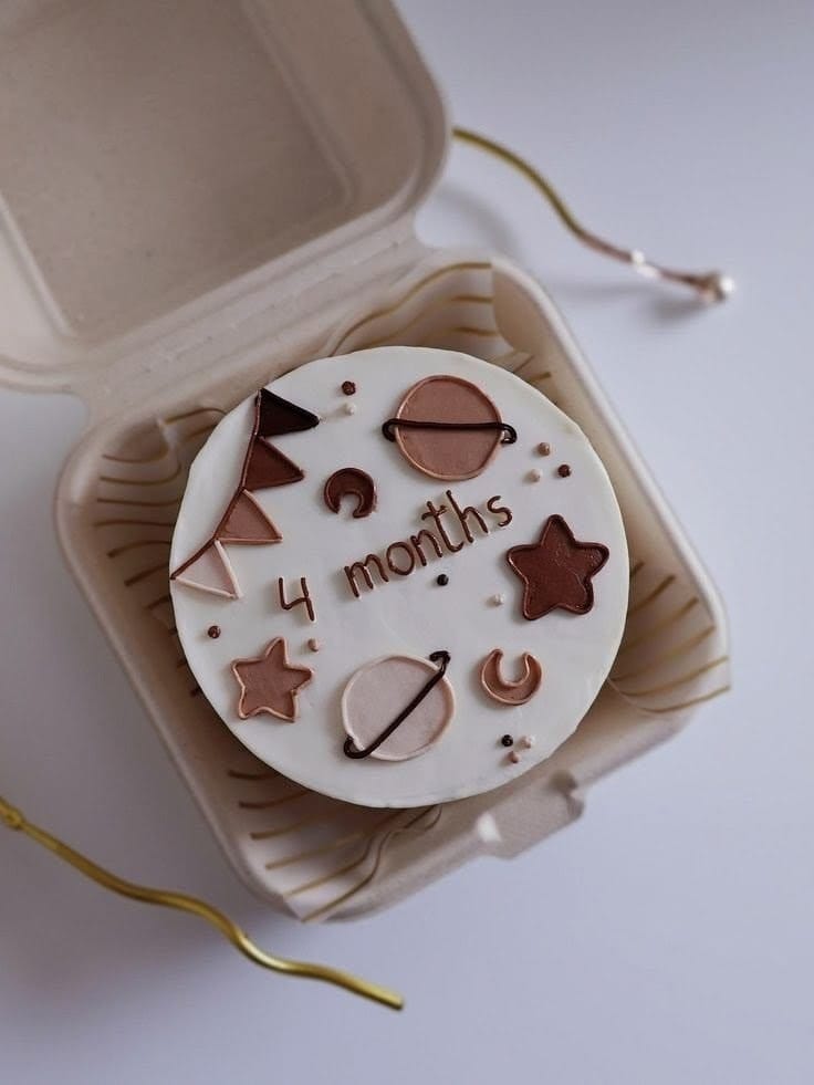 4 Month Sweet Moments Bento Cake