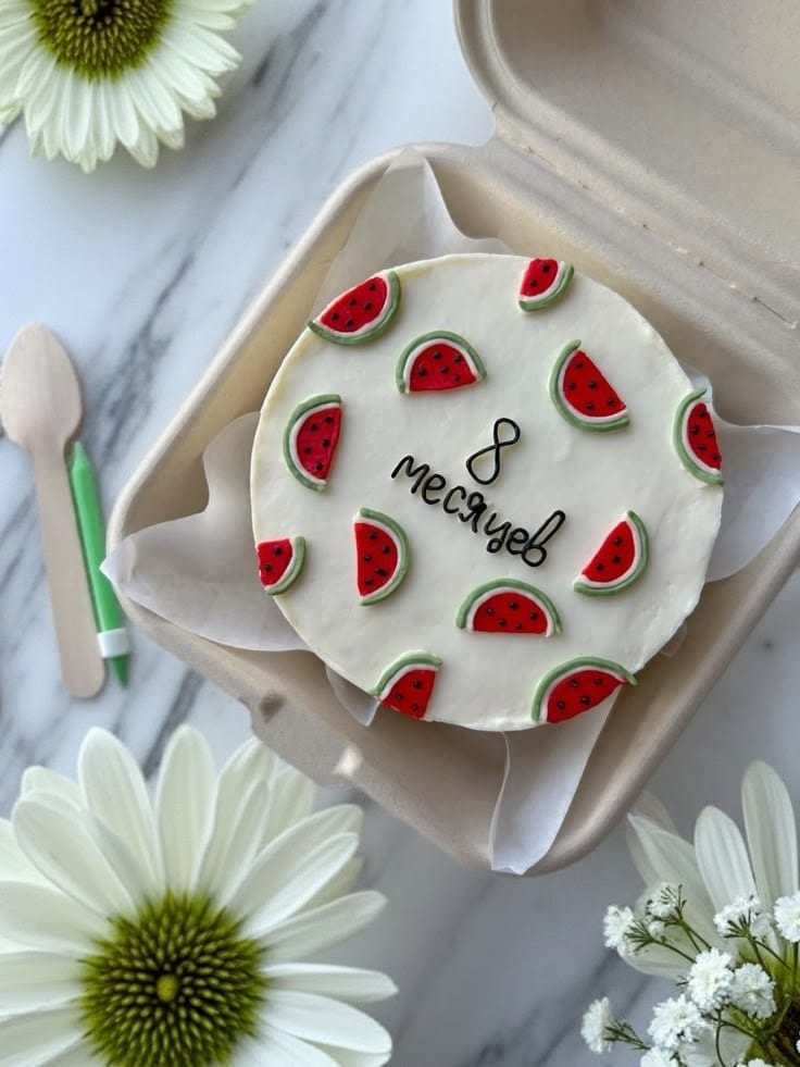 Sweet 8 Months Celebration Bento Cake