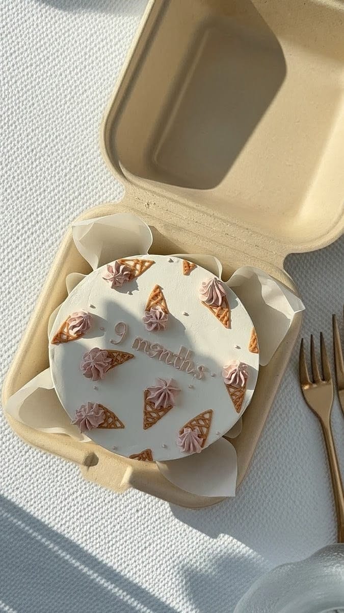 9 Month Special Bento Cake for Little One