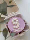 9 Month Milestone Bento Cake for Baby