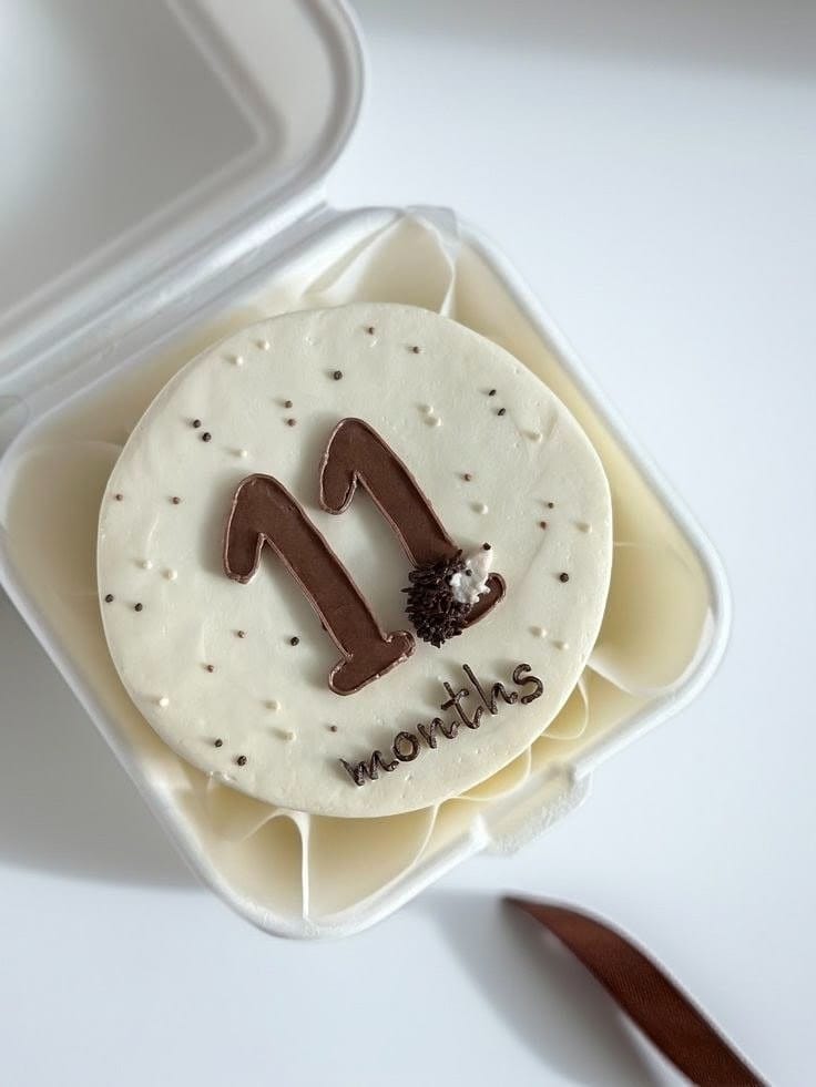 11 Month Cute Theme Bento Cake