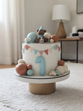 Handcrafted 1st Birthday Cake for Boy
