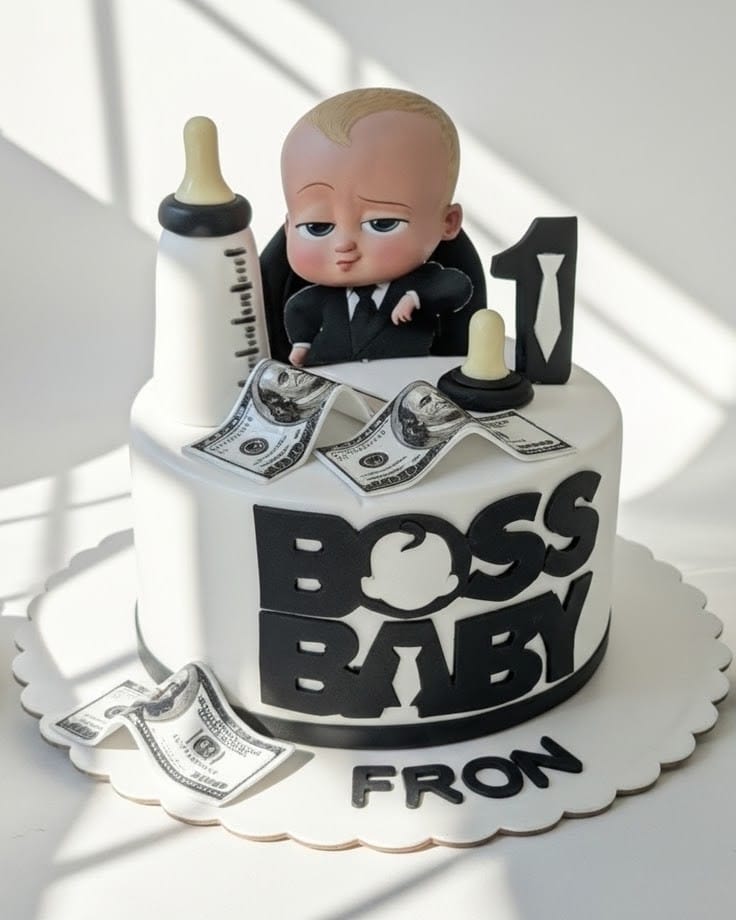 Boss Baby Cake For First Birthday