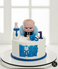 Boss Baby Theme First Birthday Cake