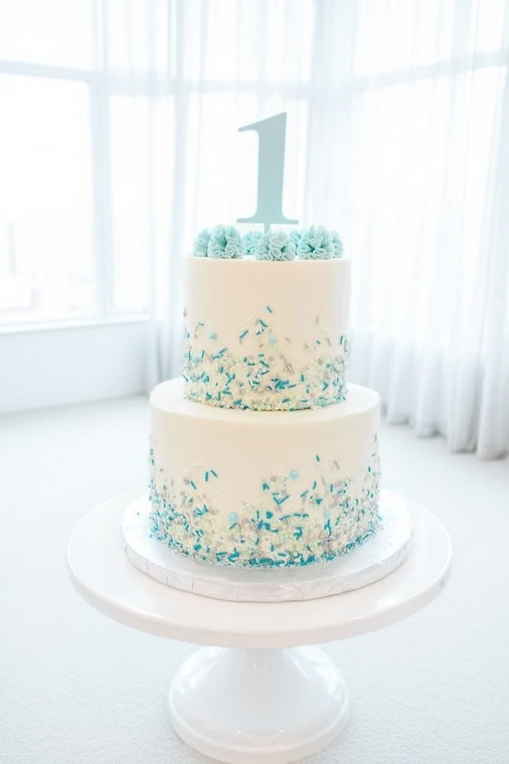 First Birthday Cake for Sweet Baby Boy