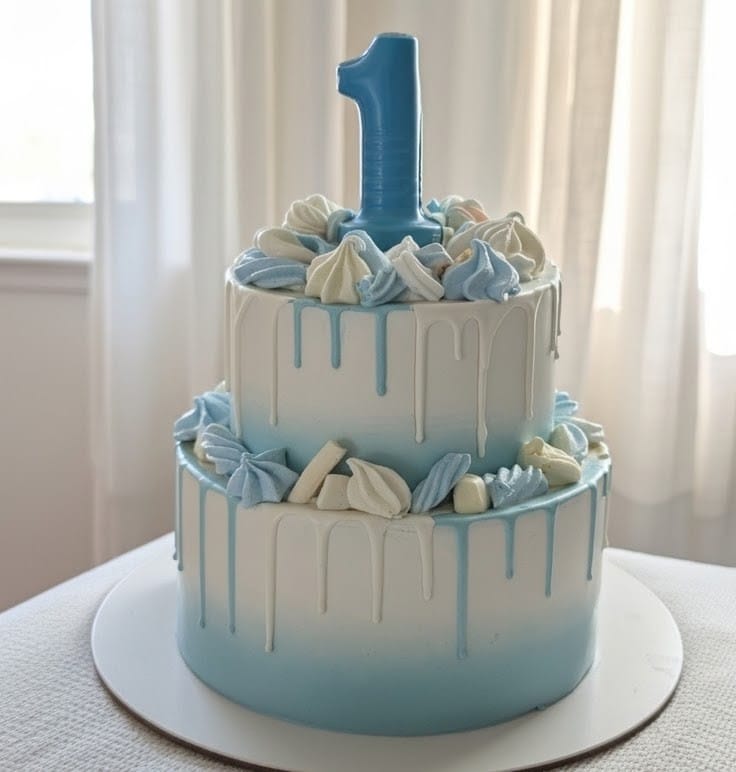 Little Prince First Birthday Cake