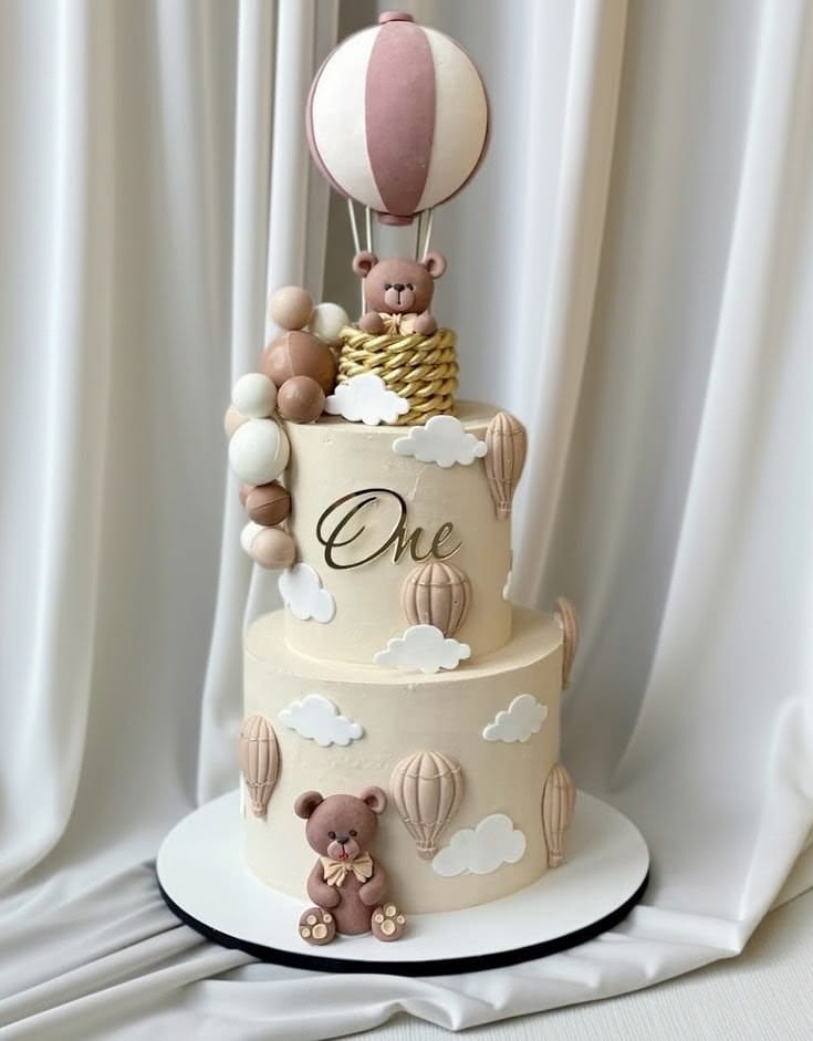 Personalised First Birthday Cake for Boy