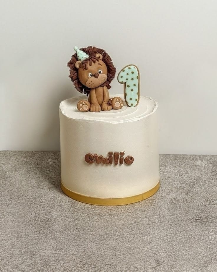 Designer 1st Birthday Cake for Boy