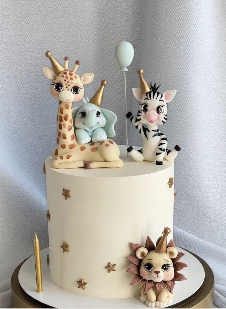 One Year Birthday Cake for Boy