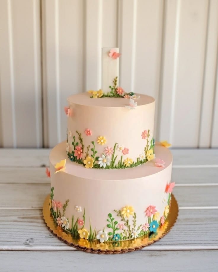 1st Birthday Handcrafted Cake for Girl