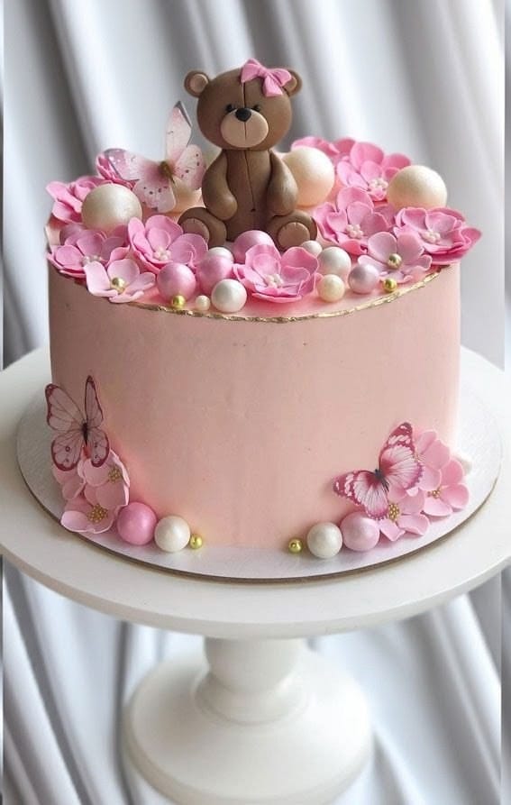 First Birthday Party Cake for Girl