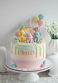 Happy 1st Birthday Cake for Girl