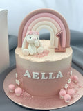 Baby Girl Birthday Cake - 1 Year