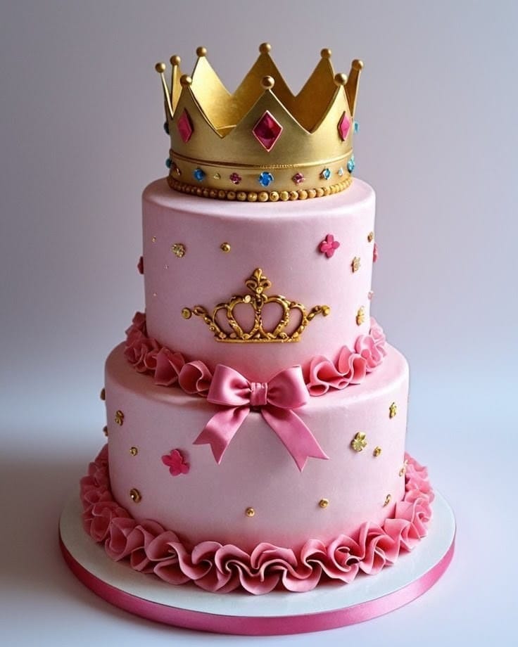 Little One's First Birthday Cake for Girl