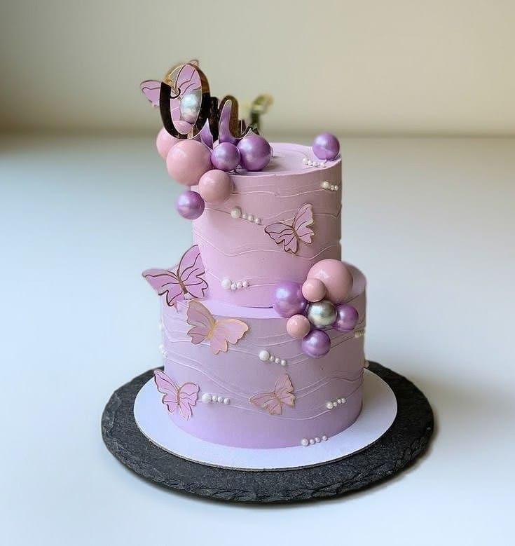 First Year Birthday Cake for Baby Girl
