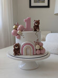 Custom 1st Birthday Cake for Girl