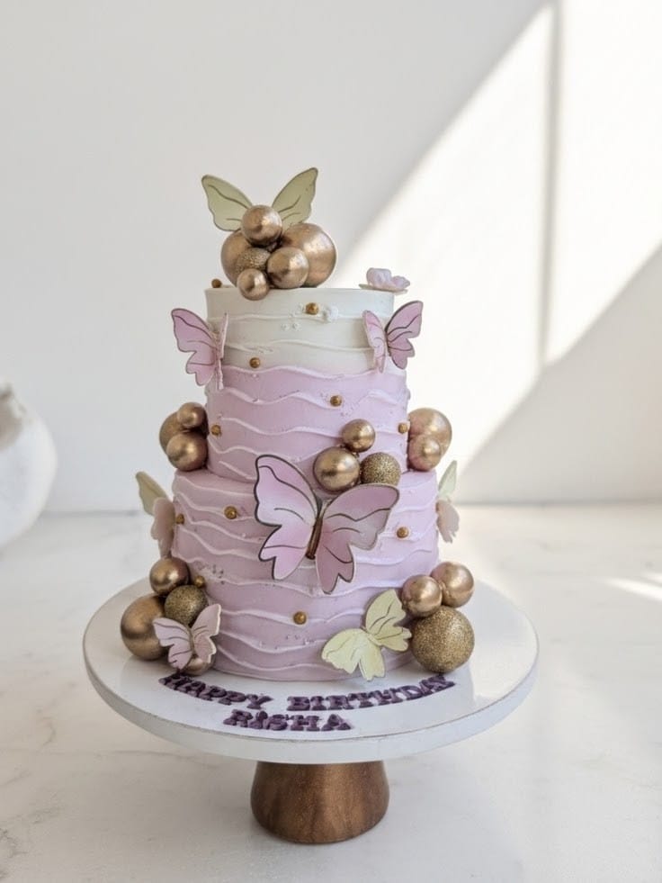 Girl 1st Birthday Premium Cake