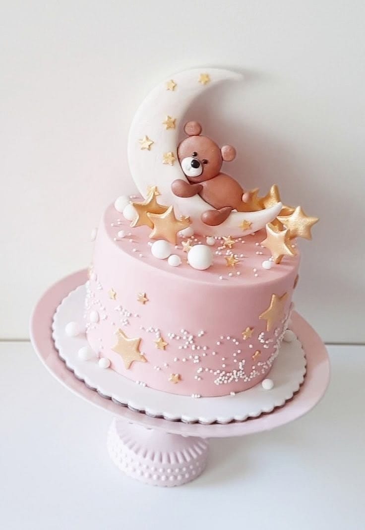 One Year Old Birthday Cake - Girl
