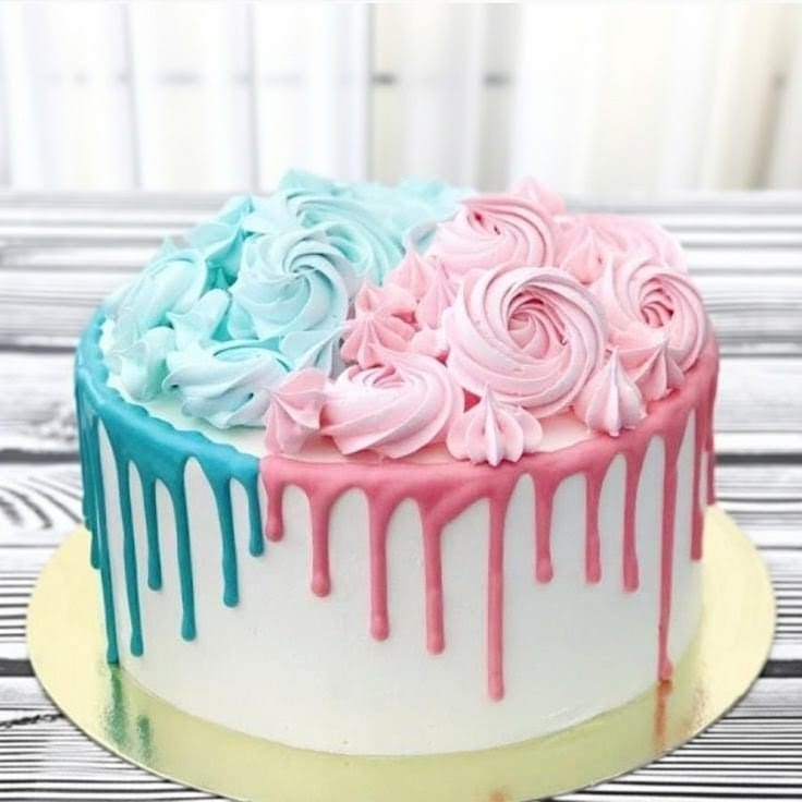 Baby Shower Cake for New Parents