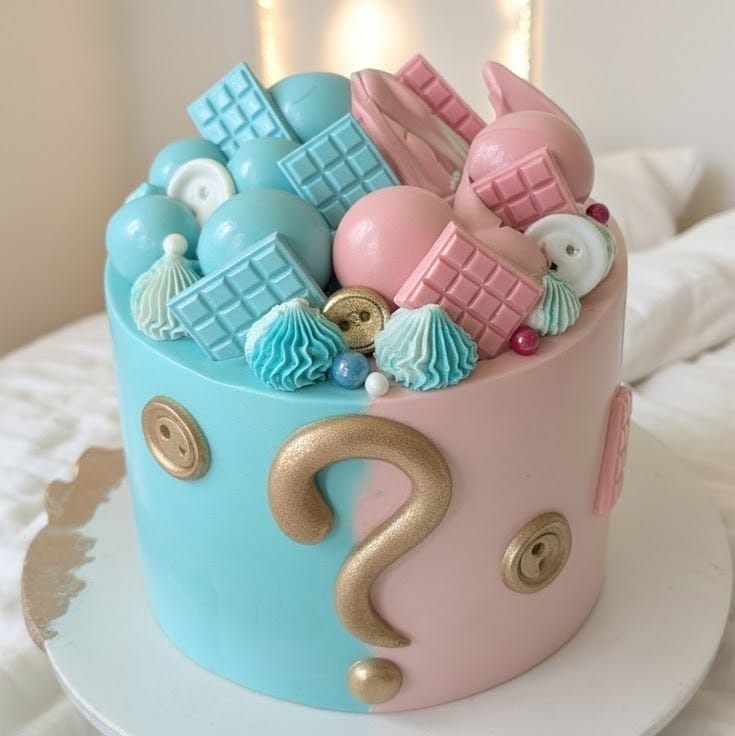 Elegant Baby Shower Cake