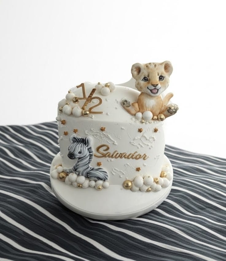Half Birthday Whimsical Cake