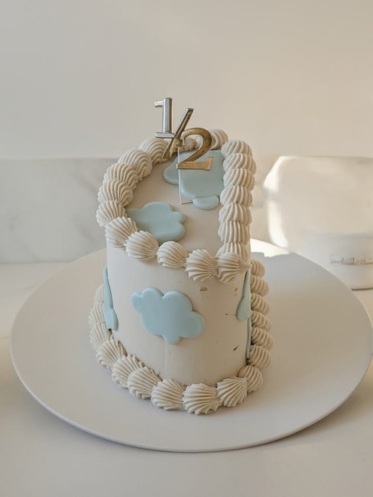 Half Birthday Fiesta Celebration Cake