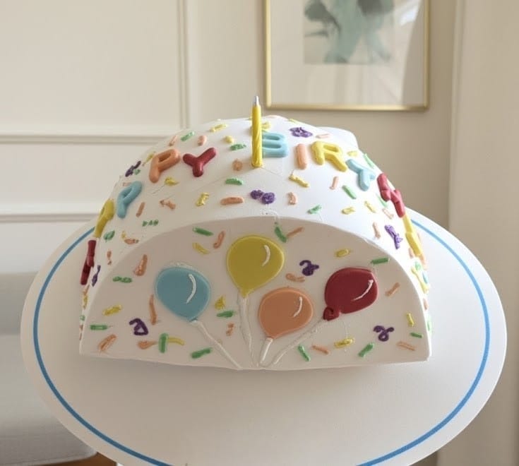 Half Birthday Joy Cake