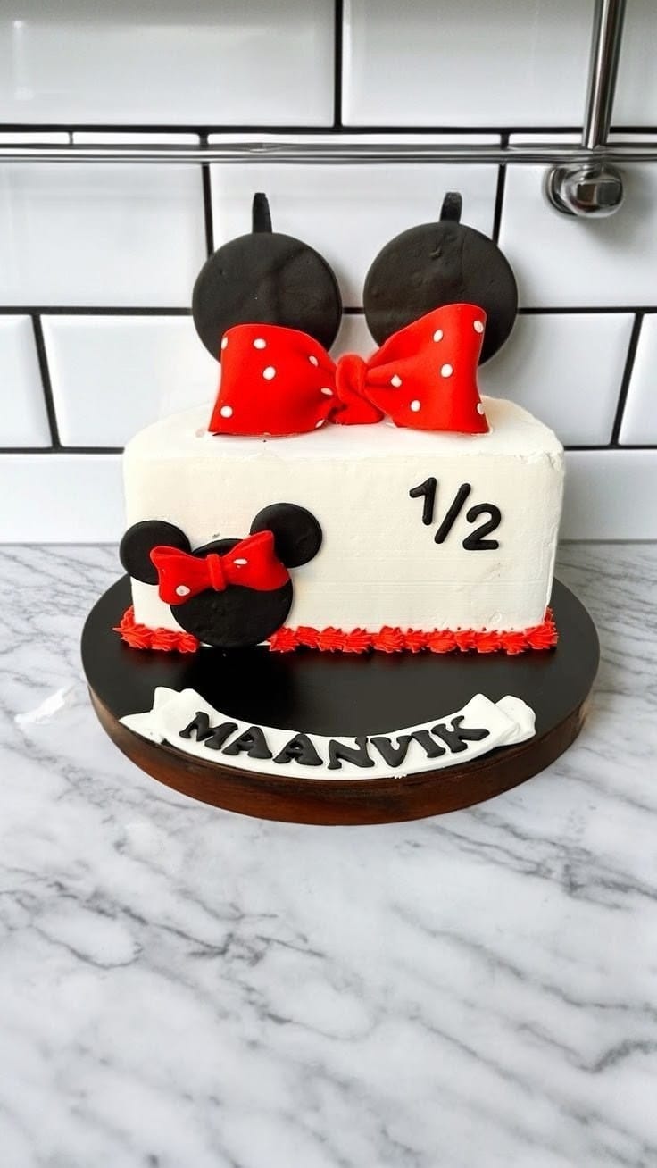 Half Birthday Lovely Cake