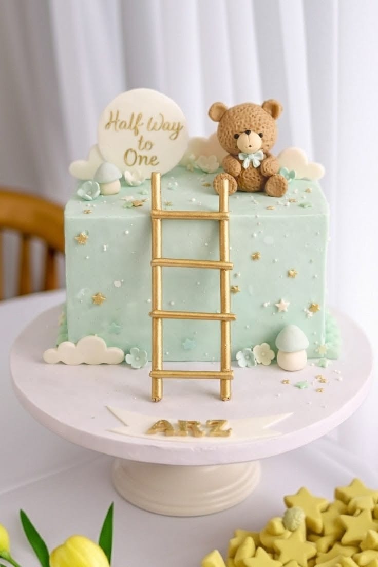 Half Birthday Designer Cake