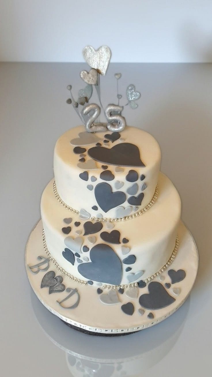 Our Silver Chapter Cake