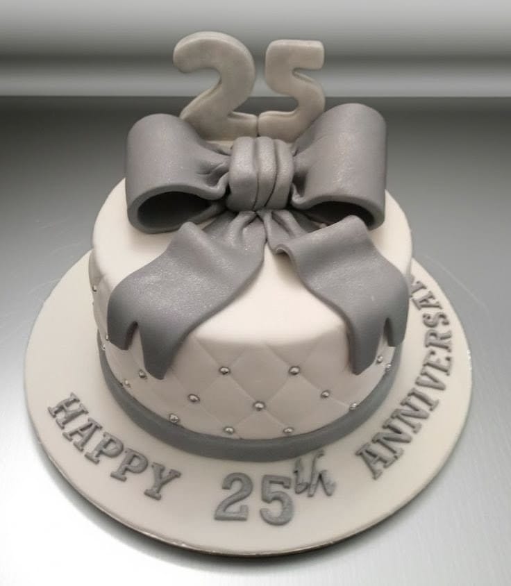Silver Anniversary Dream Cake