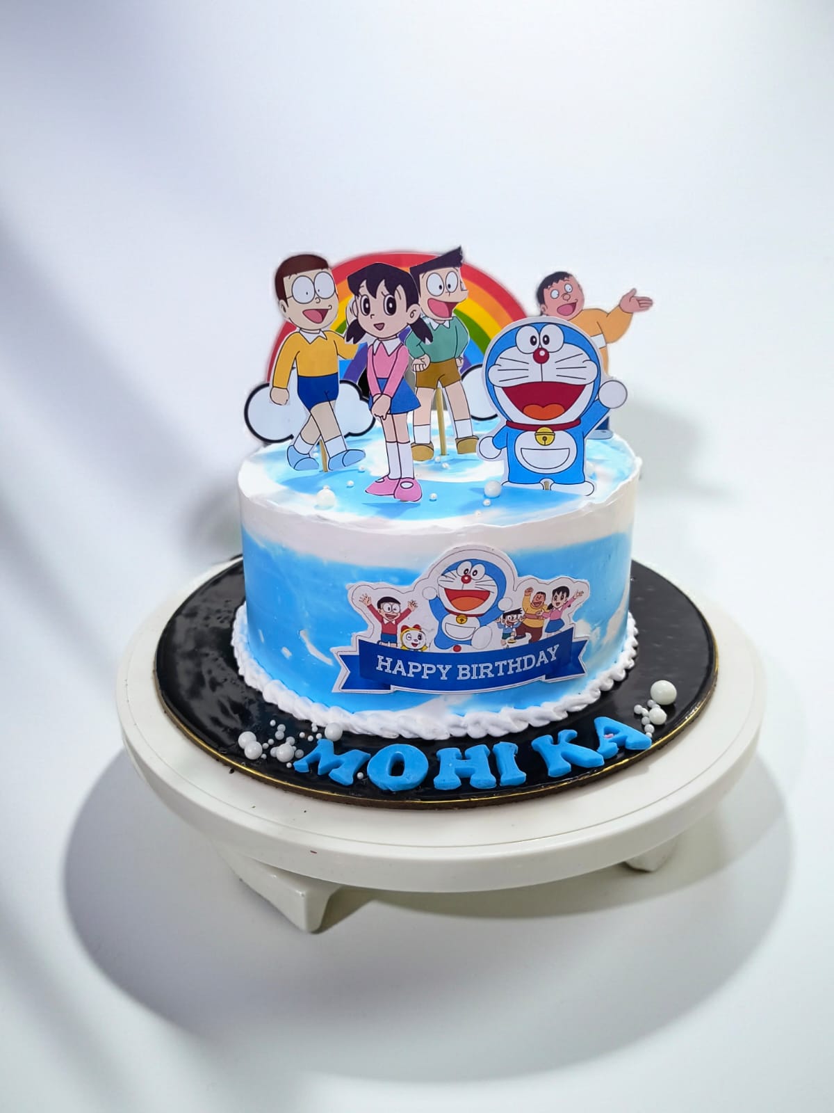 Doraemon Theme Cake