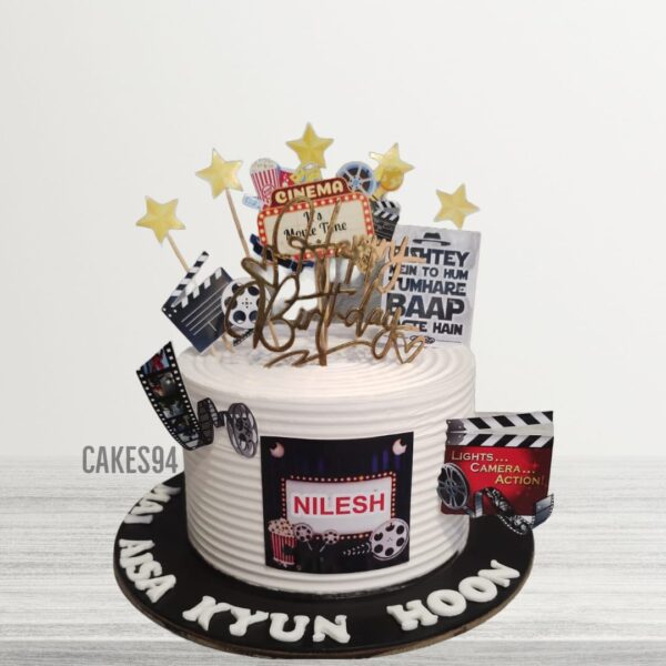 Movies Lover Theme Cake