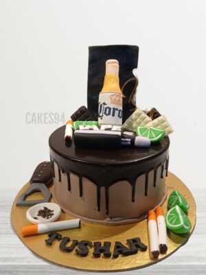 Alcoholic Theme Cake