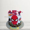 Spiderman Theme cake