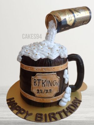 Beer Shape Cake