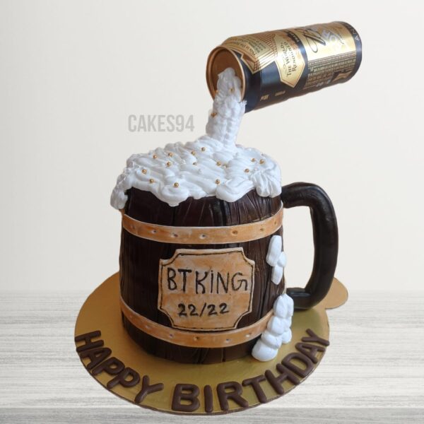 Beer Shape Cake
