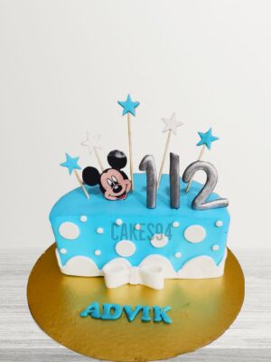 Half Birthday Cake Design 6