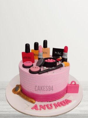 Makeup Theme Cake Design 2