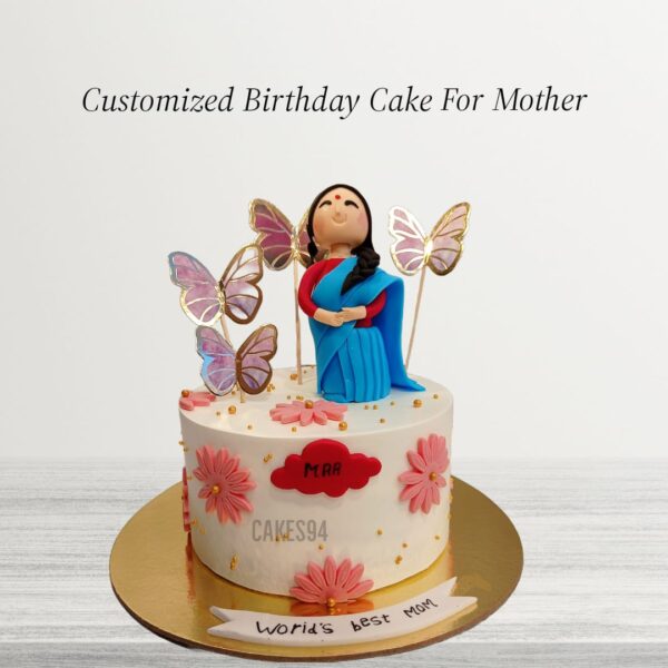 Customized Theme Cake For Mother