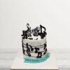 Customized Cake For Music Lover