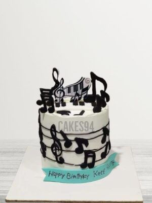 Customized Cake For Music Lover