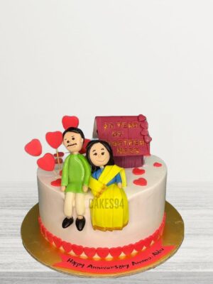 Anniversary Cake Design 4